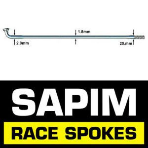 Sapim Race spokes in silver or black