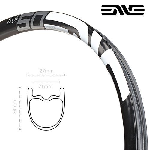 ENVE M 50 FIFTY rim hand built by STRADA