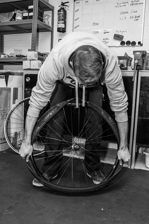 How to set up Cyclocross tubeless tyres.