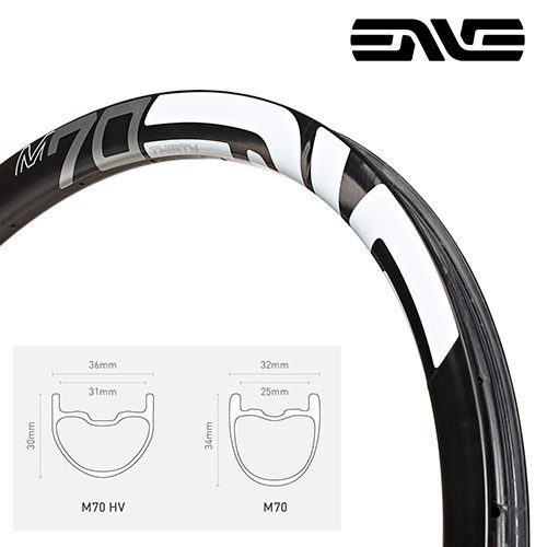 ENVE M 70 Thirty rim and profile