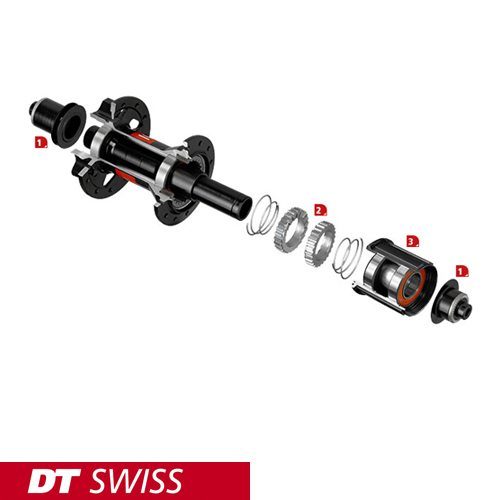 DT Swiss 180 Carbon Ceramic Road front 24 hole 15 mm thru-axle Centre-Lock disc