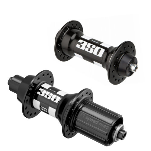 A pair of DT Swiss 340 Quick Release Road bicycle hubs