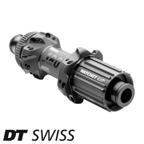 an image showing a DT Swiss 180 CL straight pull bicycle rear hub