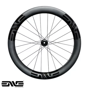The side profile view of a Front ENVE 6.7 Bicycle wheel